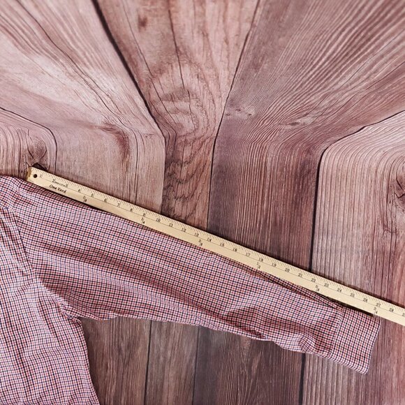 Eton Slim Fit Mens Size 43/17 Button Up Multicolor Check Long Sleeve Dress Shirt - Picture 16 of 16